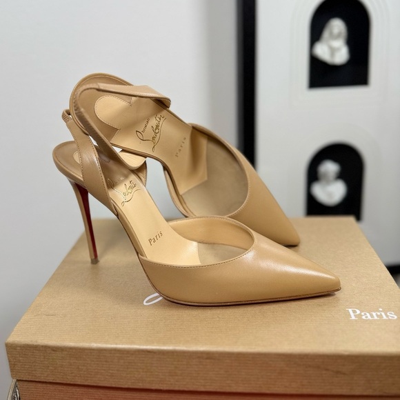 CHRISTIAN LOUBOUTIN KATE SLINGBACK - Picture 1 of 12